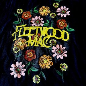 Fleetwood Mac T-shirt screen printed worn once tag removed size Large